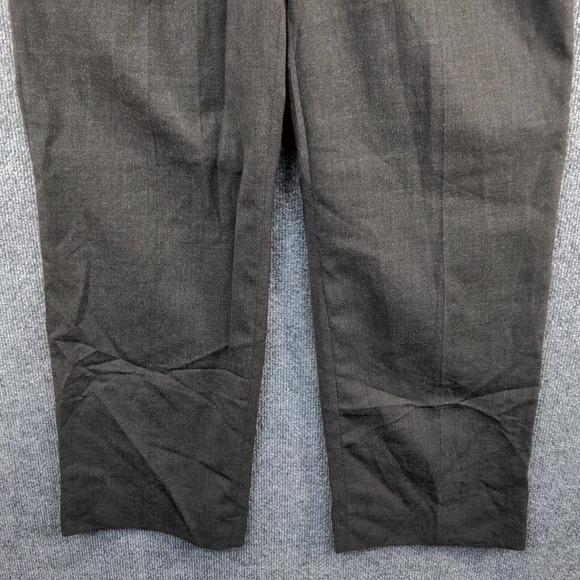 Flying Cross Men's Dress Pants Black Size 34R Pleated Front Made in USA - Picture 4 of 10